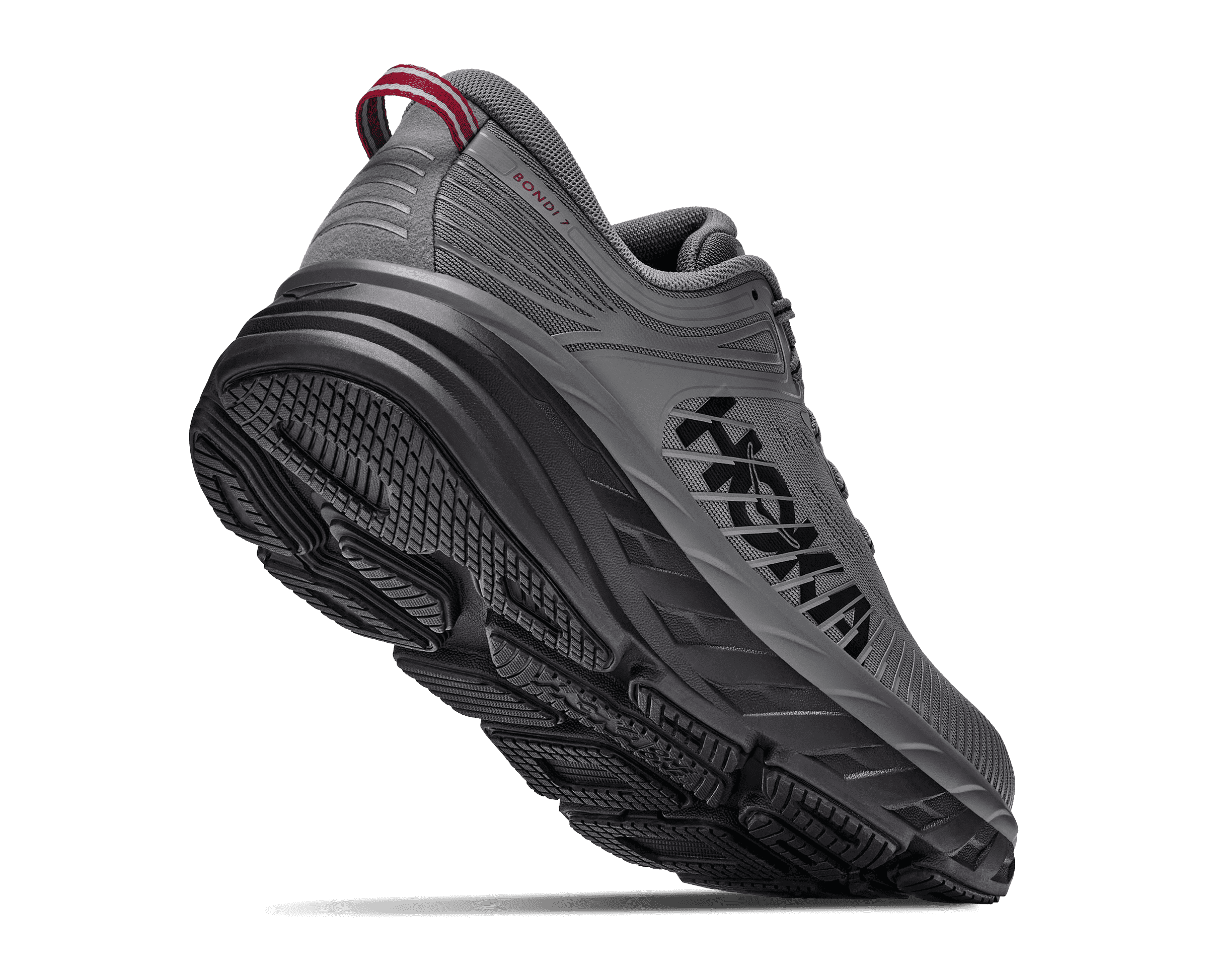 HOKA Men's Bondi 7 - ASTEROID / BLACK