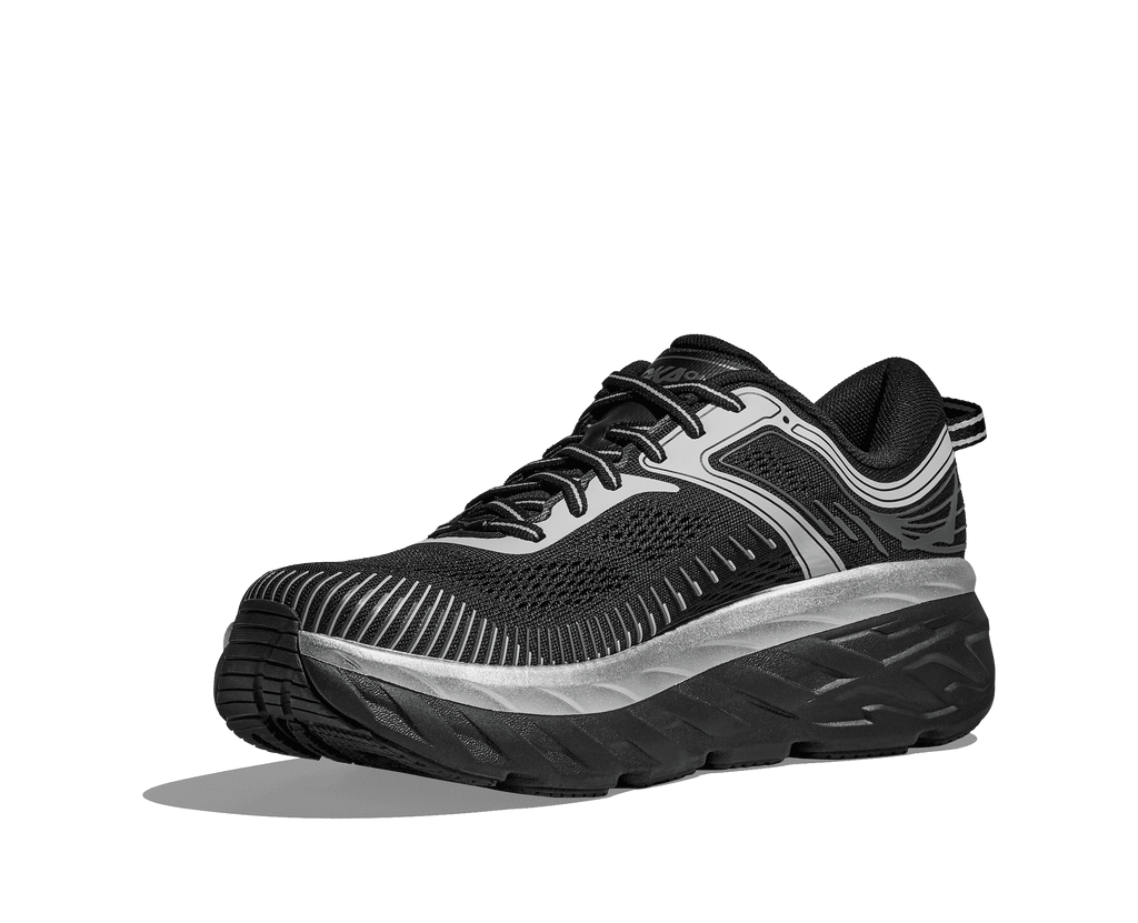 HOKA Men's Bondi 7 - BLACK / STARDUST