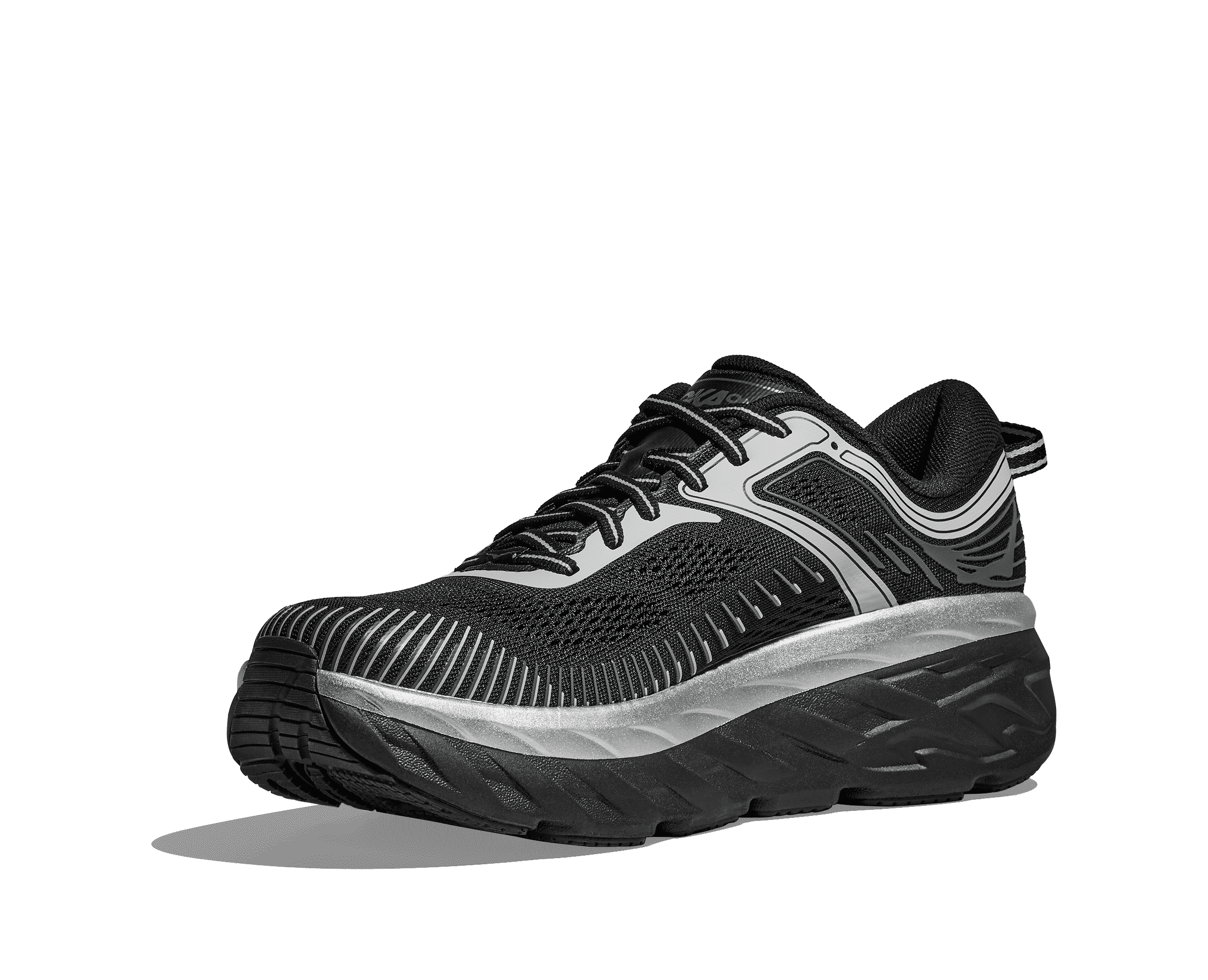 HOKA Men's Bondi 7 - BLACK / STARDUST