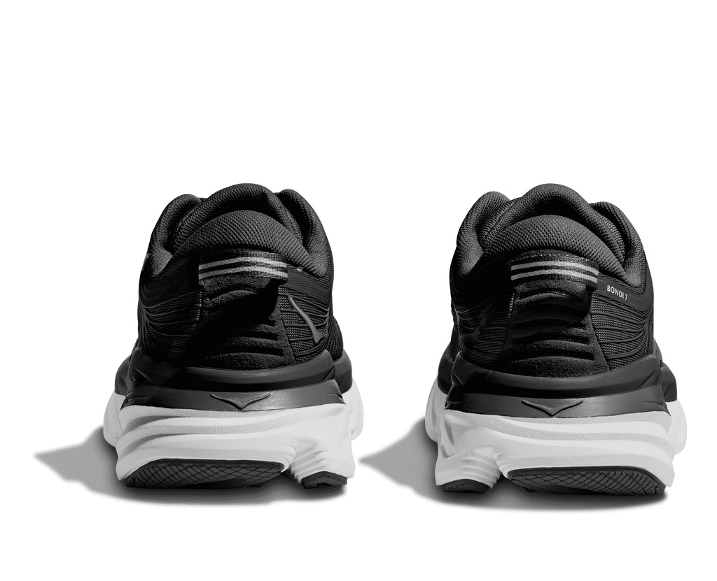 HOKA Men's Bondi 7 - BLACK / WHITE