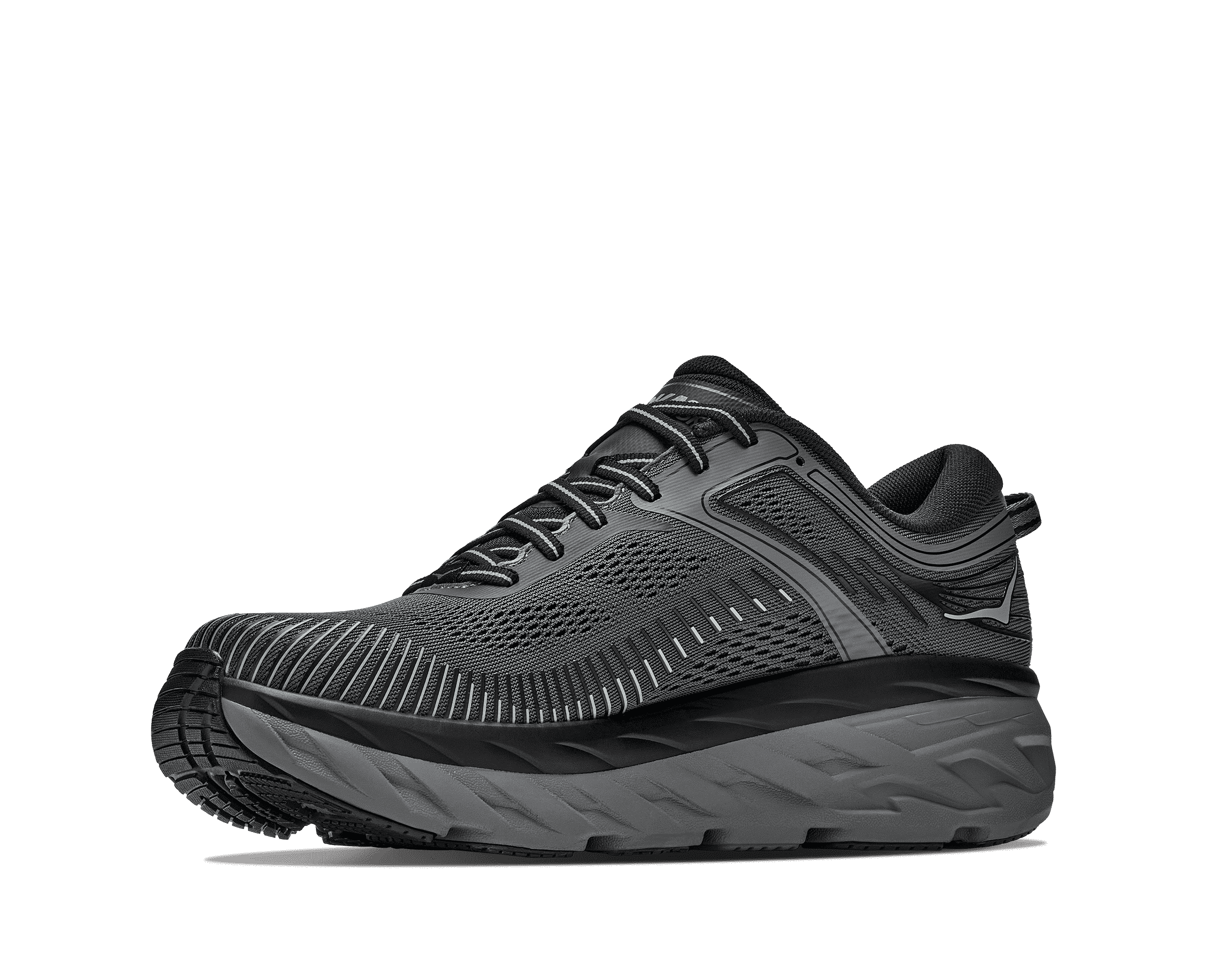 HOKA Men's Bondi 7 - OUTER ORBIT / SATELLITE GREY