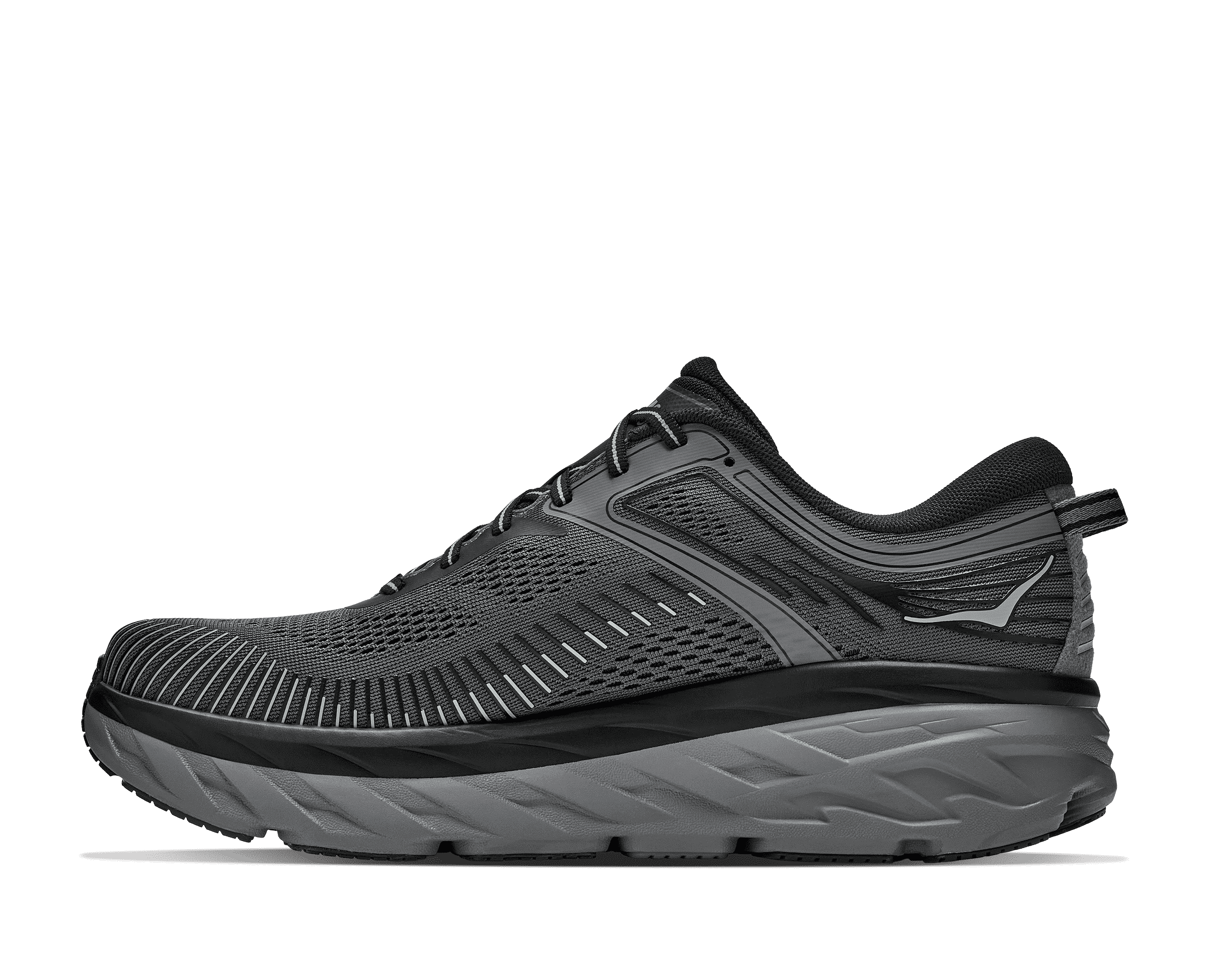 HOKA Men's Bondi 7 - OUTER ORBIT / SATELLITE GREY