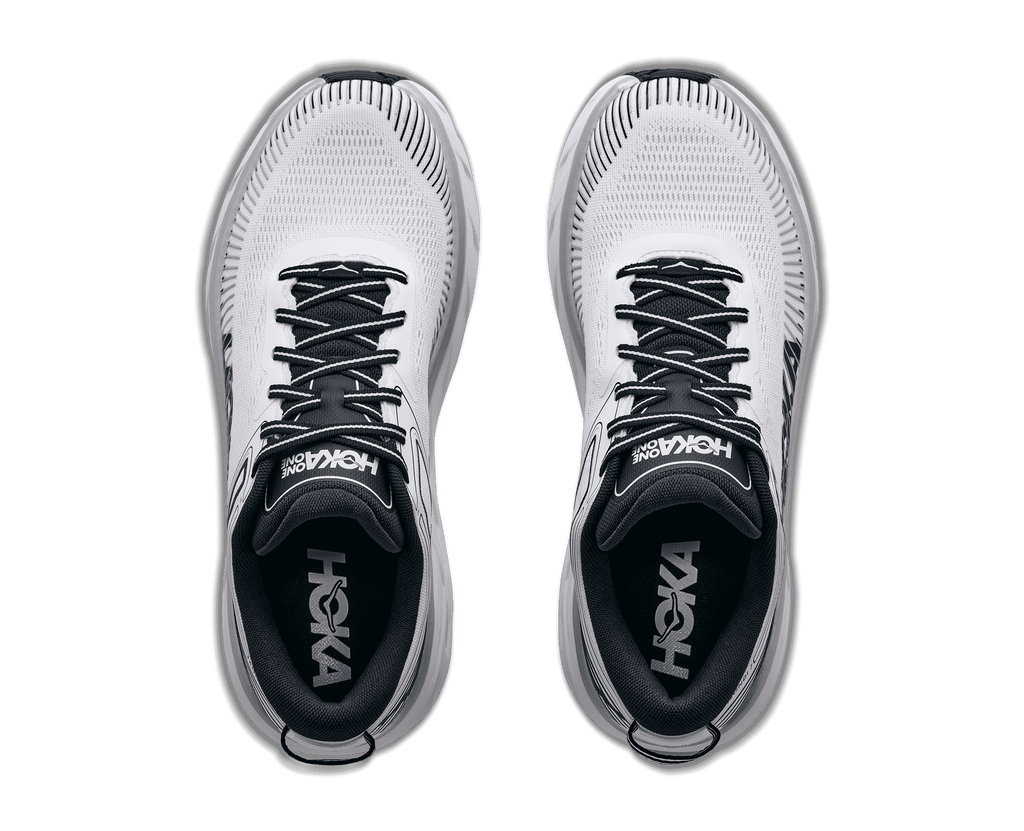 HOKA Men's Bondi 7 - WHITE / BLACK
