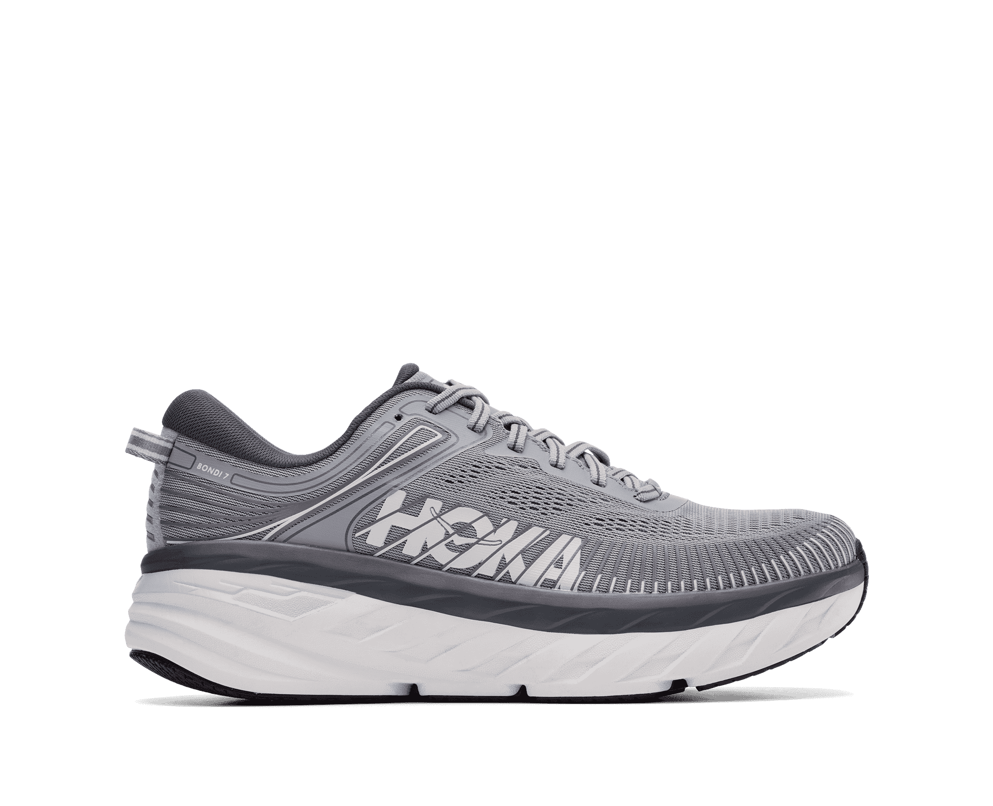 HOKA Men's Bondi 7 - WILD DOVE / DARK SHADOW