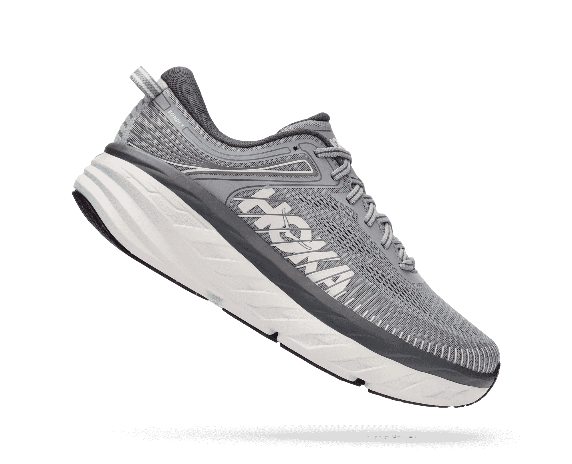 HOKA Men's Bondi 7 - WILD DOVE / DARK SHADOW