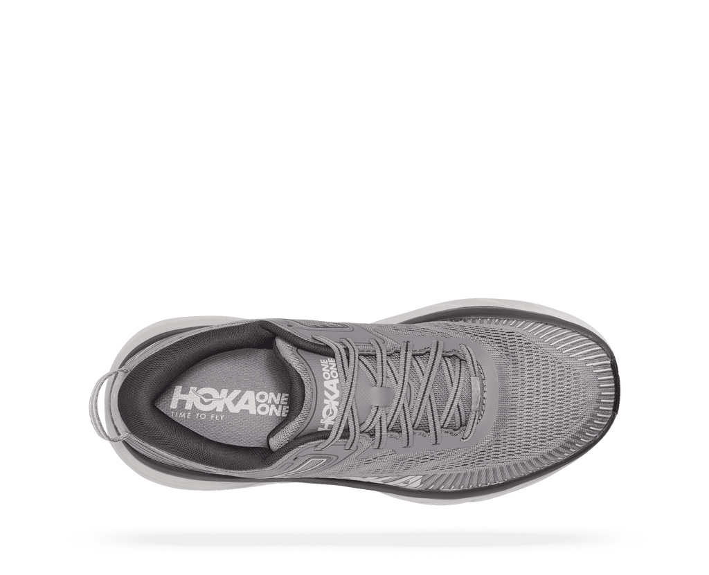 HOKA Men's Bondi 7 - WILD DOVE / DARK SHADOW