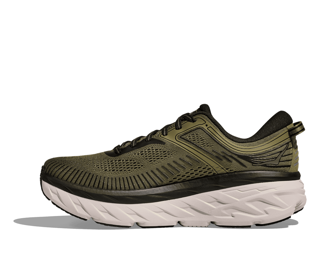HOKA Men's Bondi 7 - WILD RYE / BLACK