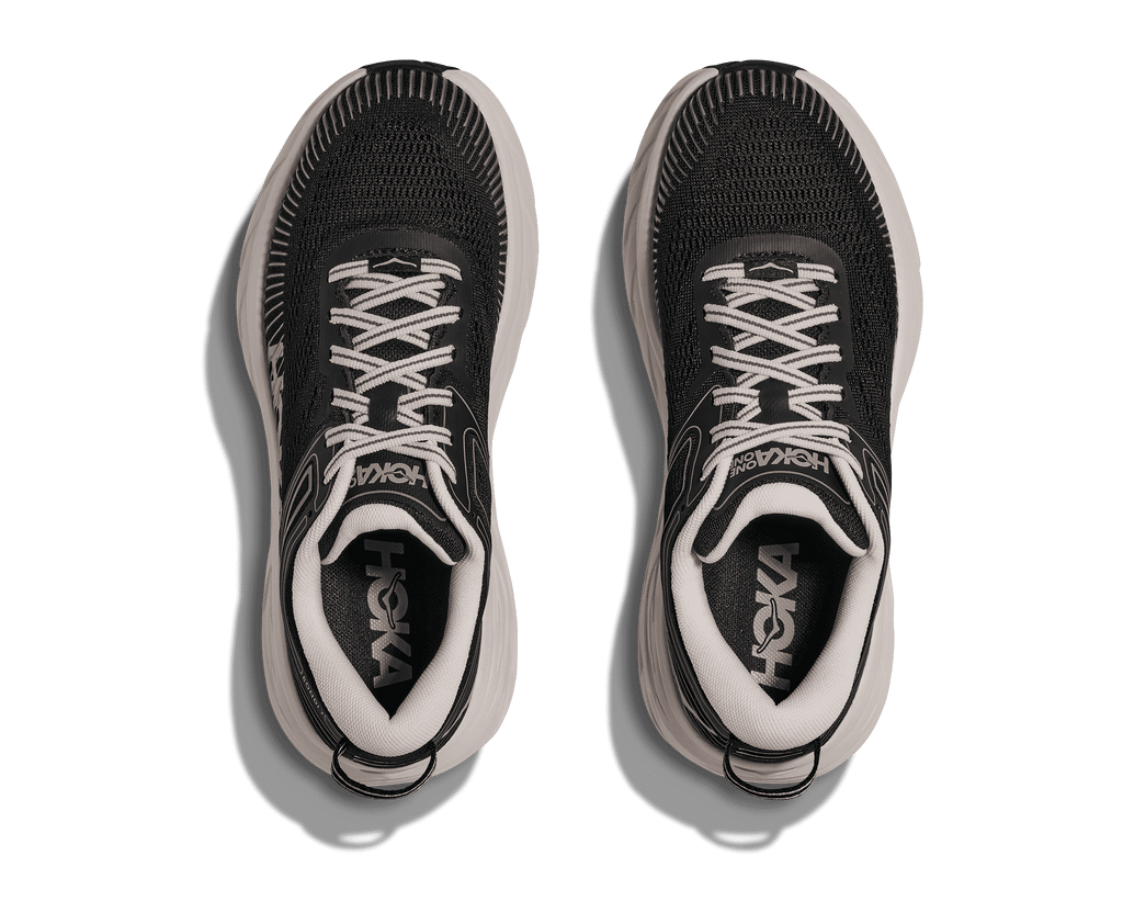 HOKA Women's Bondi 7 - BLACK / ROSE CREAM