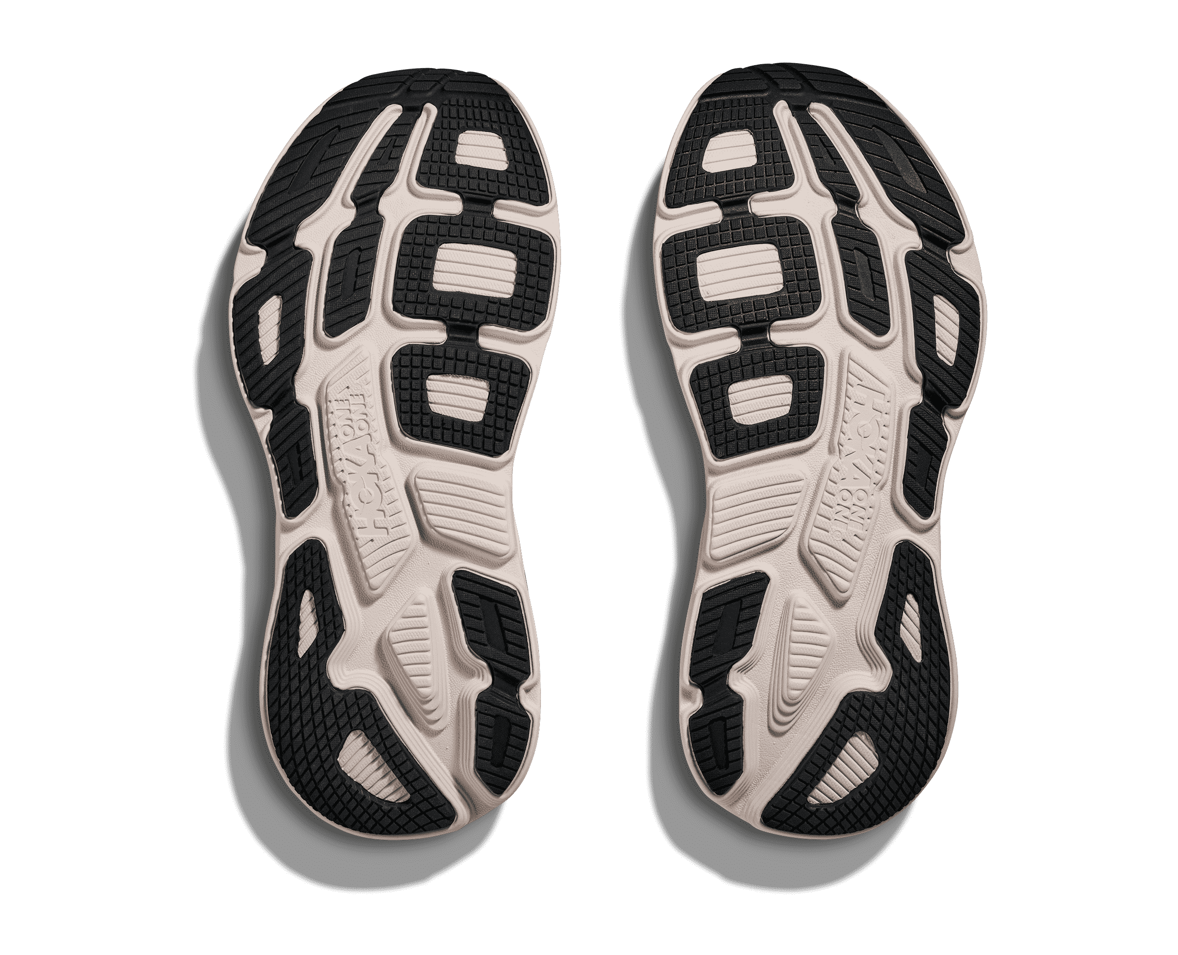 HOKA Women's Bondi 7 - BLACK / ROSE CREAM