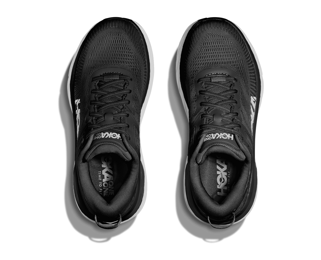 HOKA Women's Bondi 7 - BLACK / WHITE