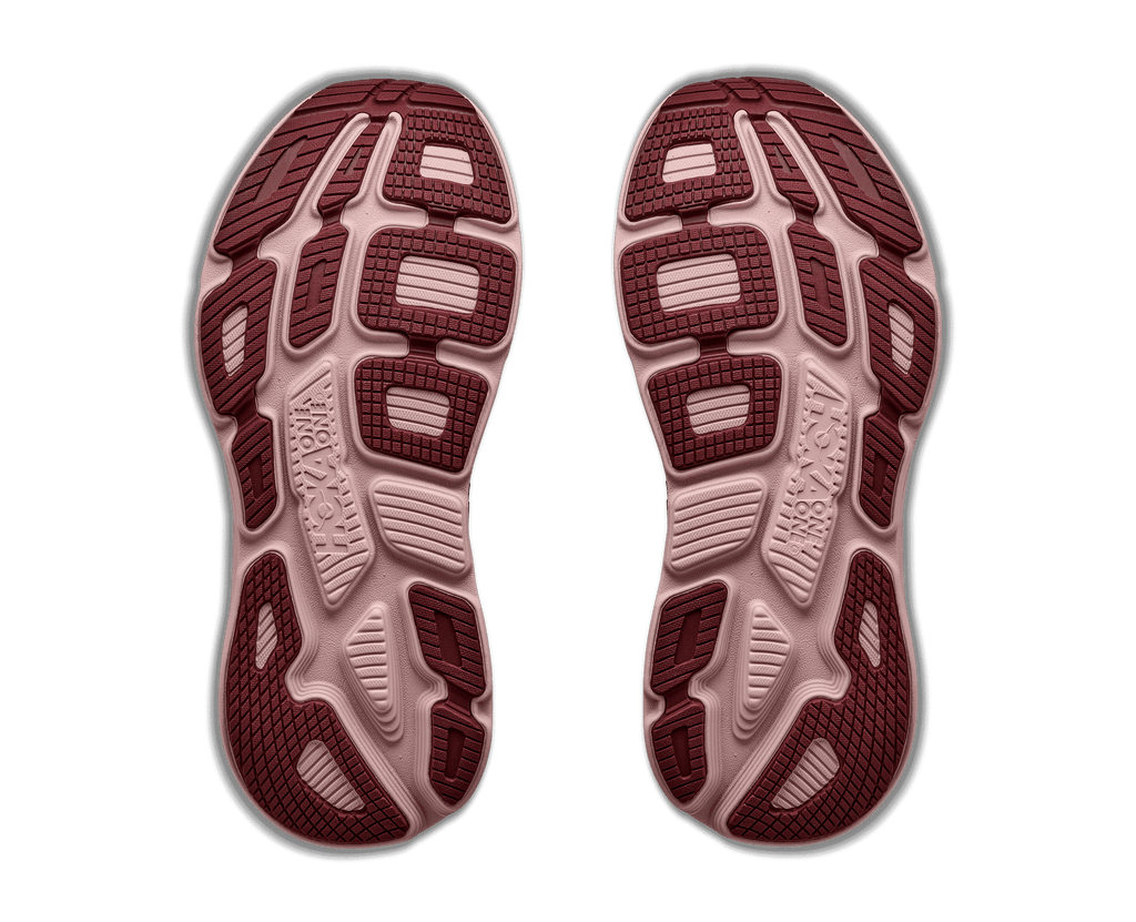 HOKA Women's Bondi 7 - PINK OPAL / VARSITY BURGUNDY