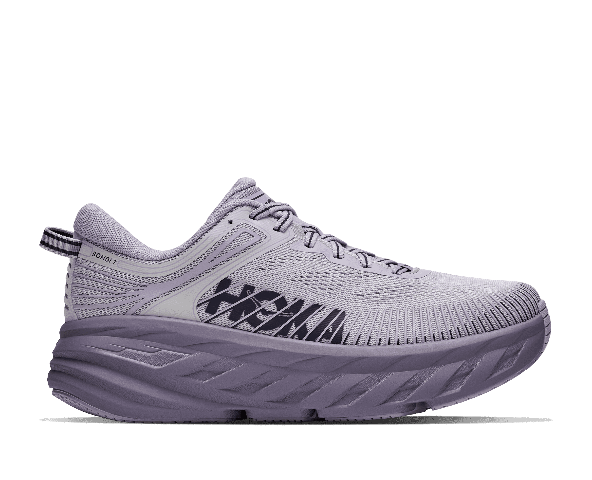 HOKA Women's Bondi 7 - STARDUST / MELLOW LILAC