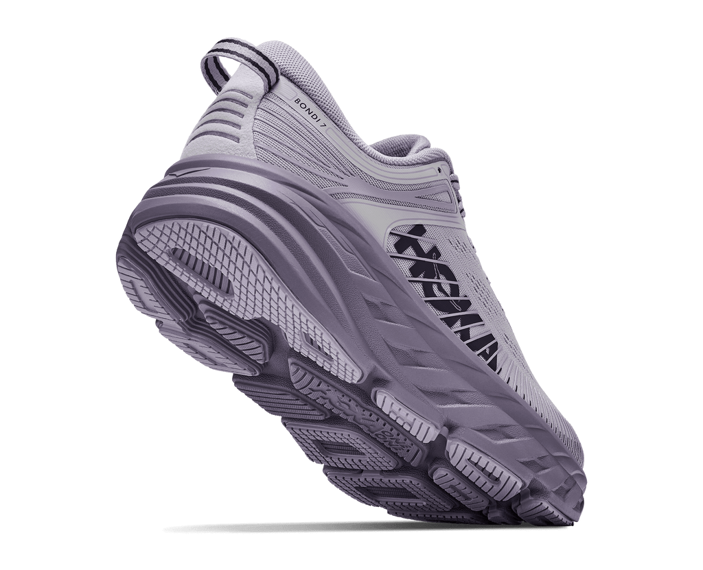 HOKA Women's Bondi 7 - STARDUST / MELLOW LILAC