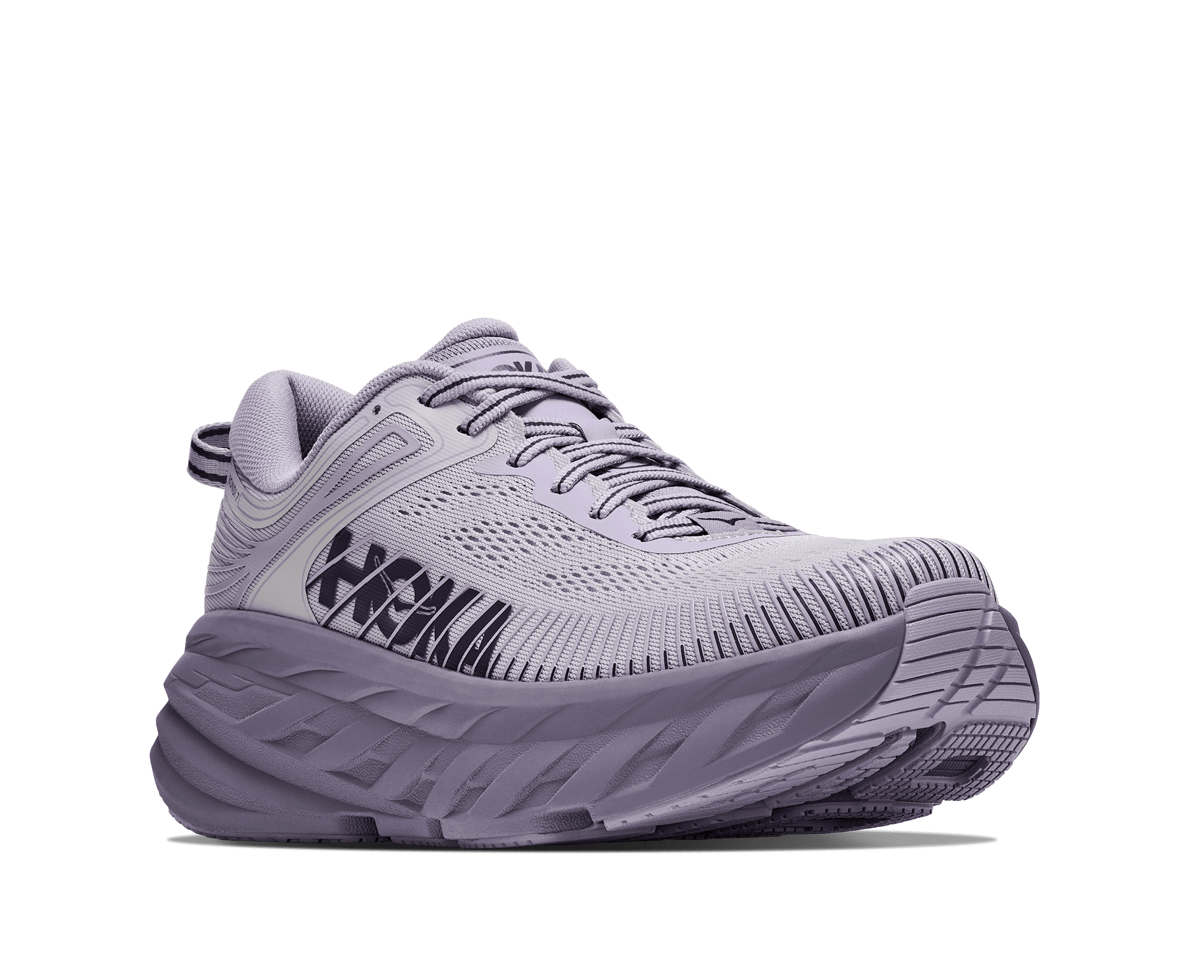 HOKA Women's Bondi 7 - STARDUST / MELLOW LILAC