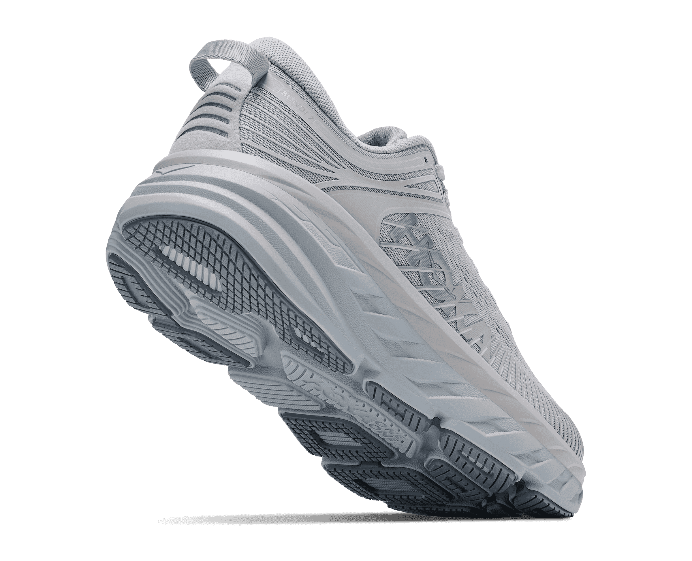 HOKA Women's Bondi 7 - STARDUST / MINERAL BLUE