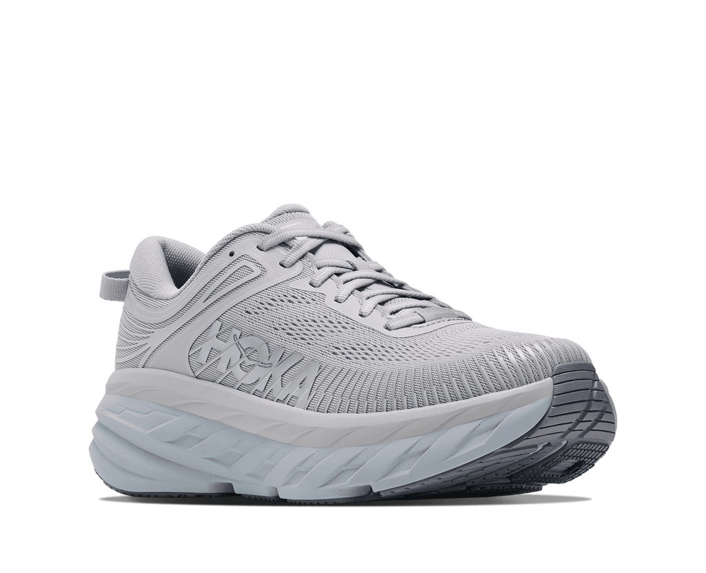 HOKA Women's Bondi 7 - STARDUST / MINERAL BLUE