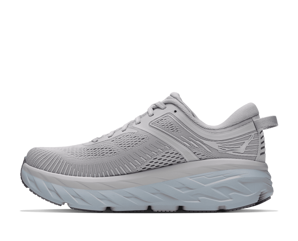 HOKA Women's Bondi 7 - STARDUST / MINERAL BLUE