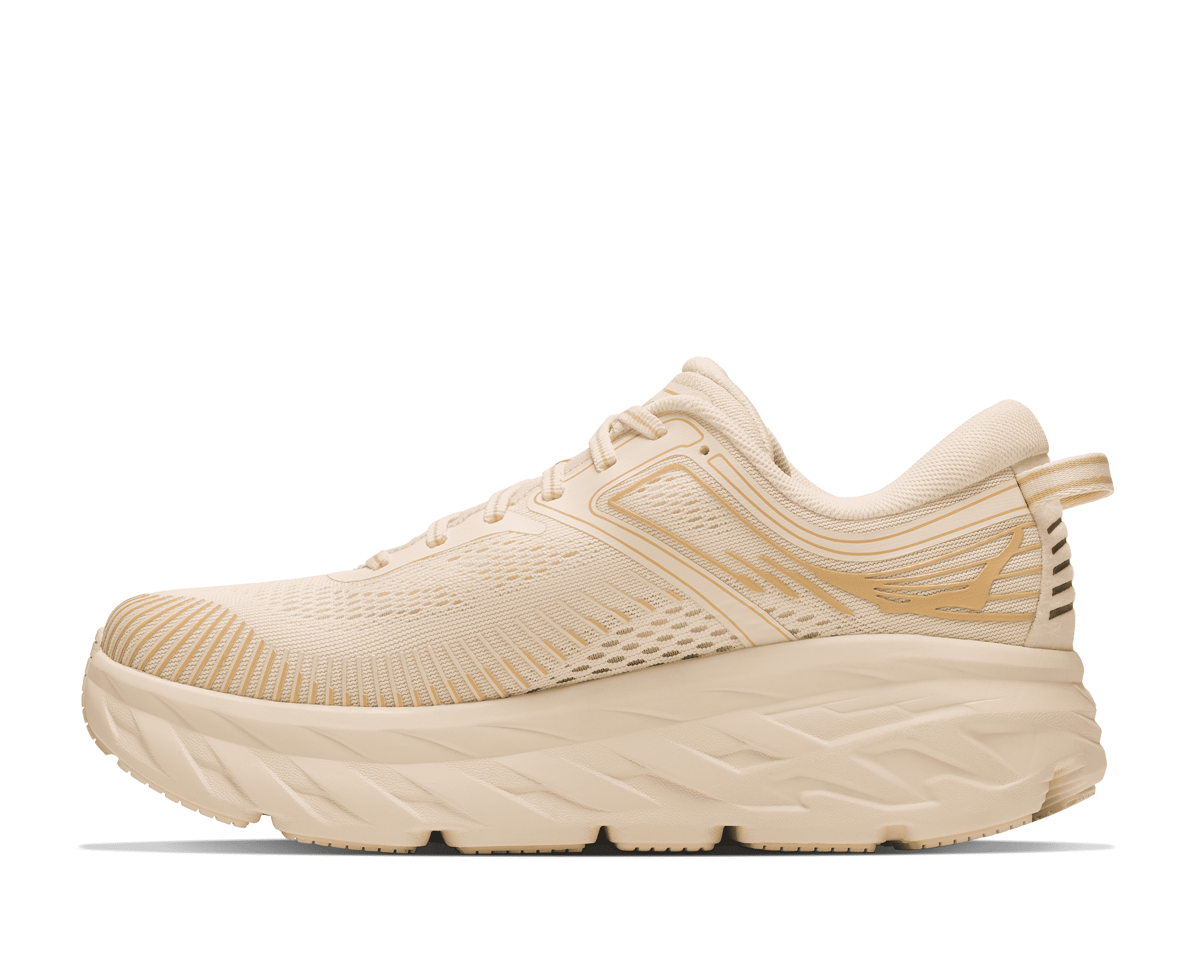 HOKA Women's Bondi 7 - VINTAGE YELLOW / HONEYCOMB