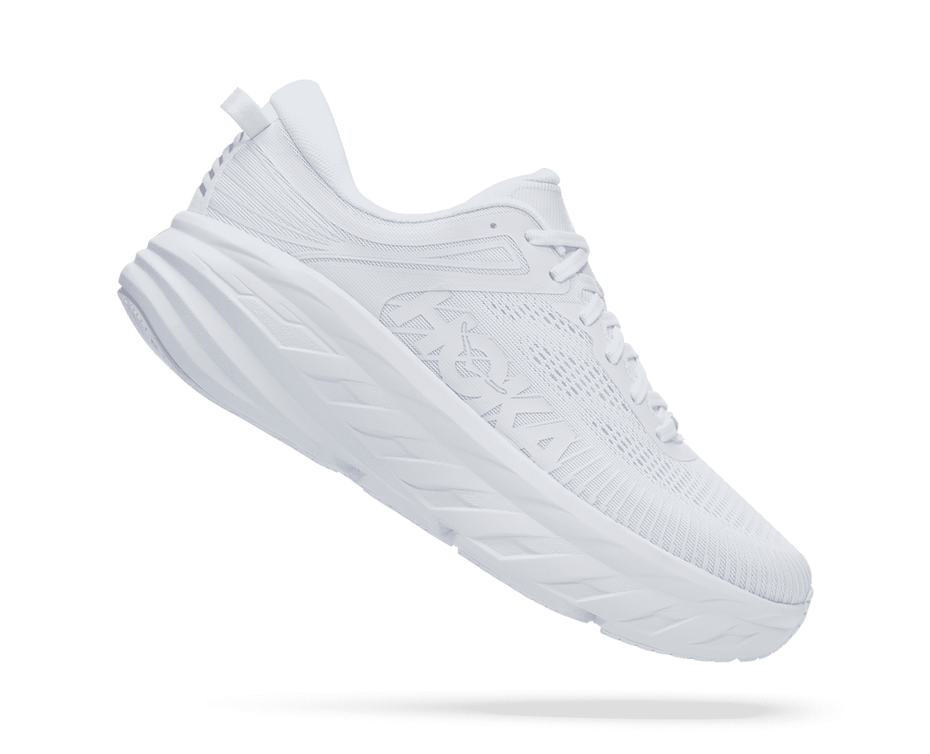 HOKA Women's Bondi 7 - WHITE / WHITE