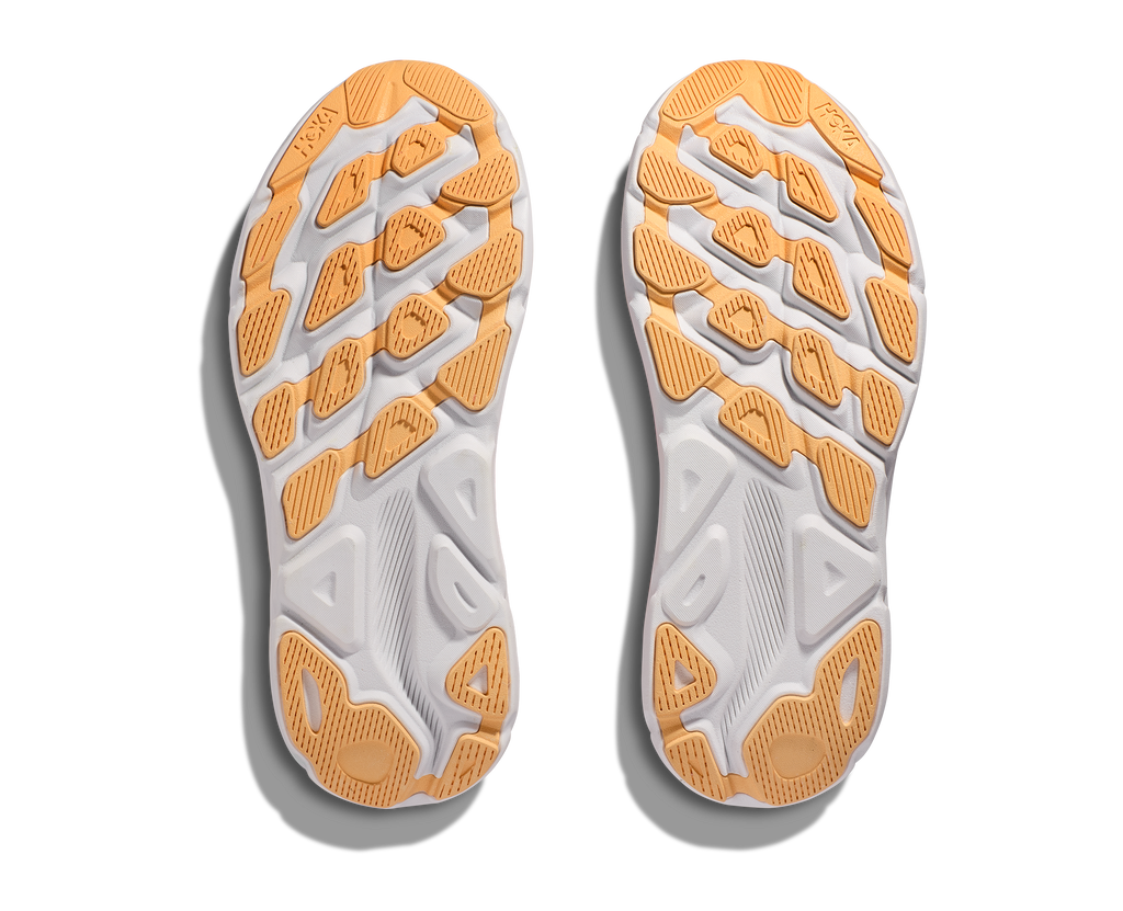 Hoka Mens Clifton 9 Wide - Vibrant Orange/Impala (1132210-VOIM)
