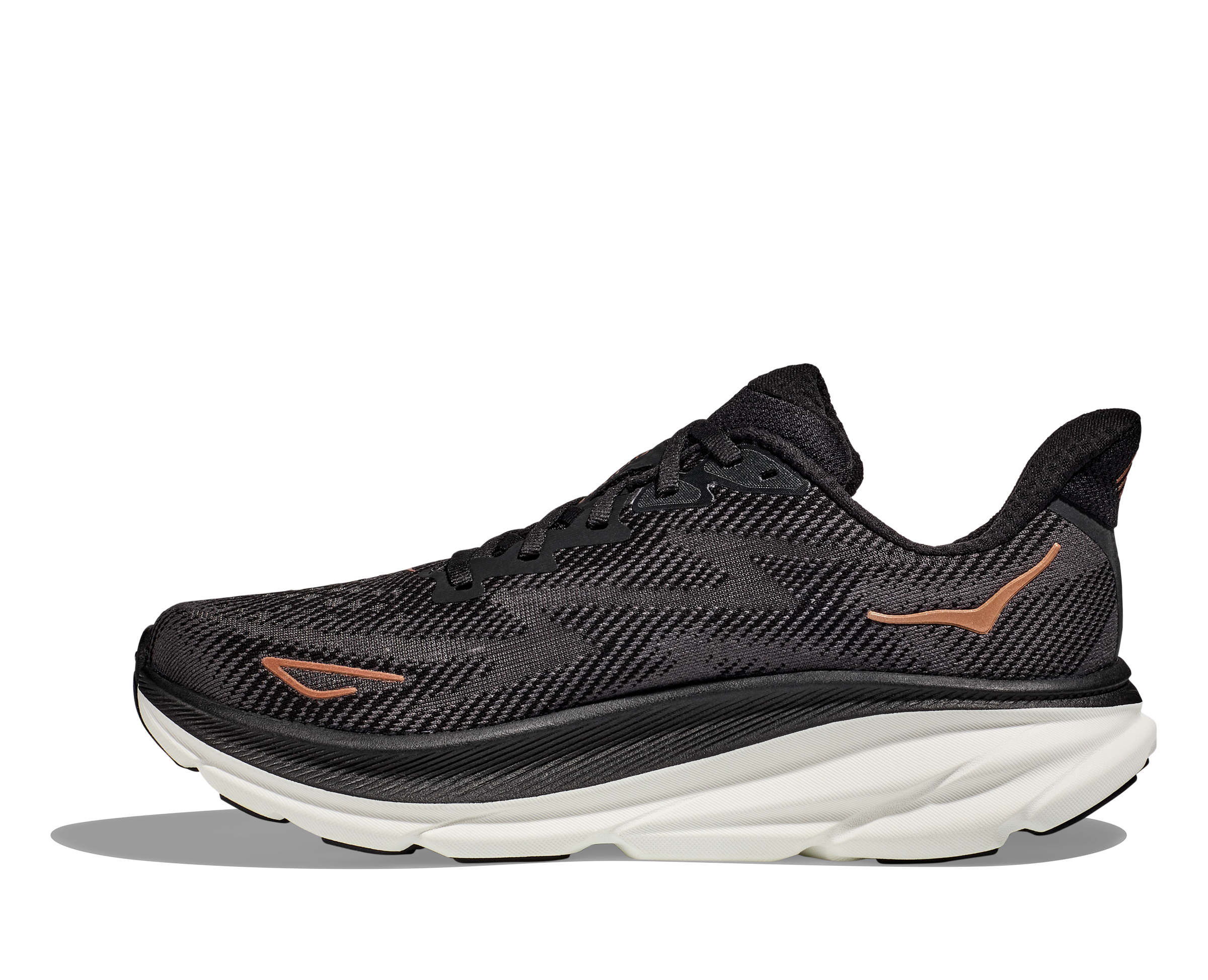 Hoka Womens Clifton 9- Black/Rose Gold (1127896-BRGL)
