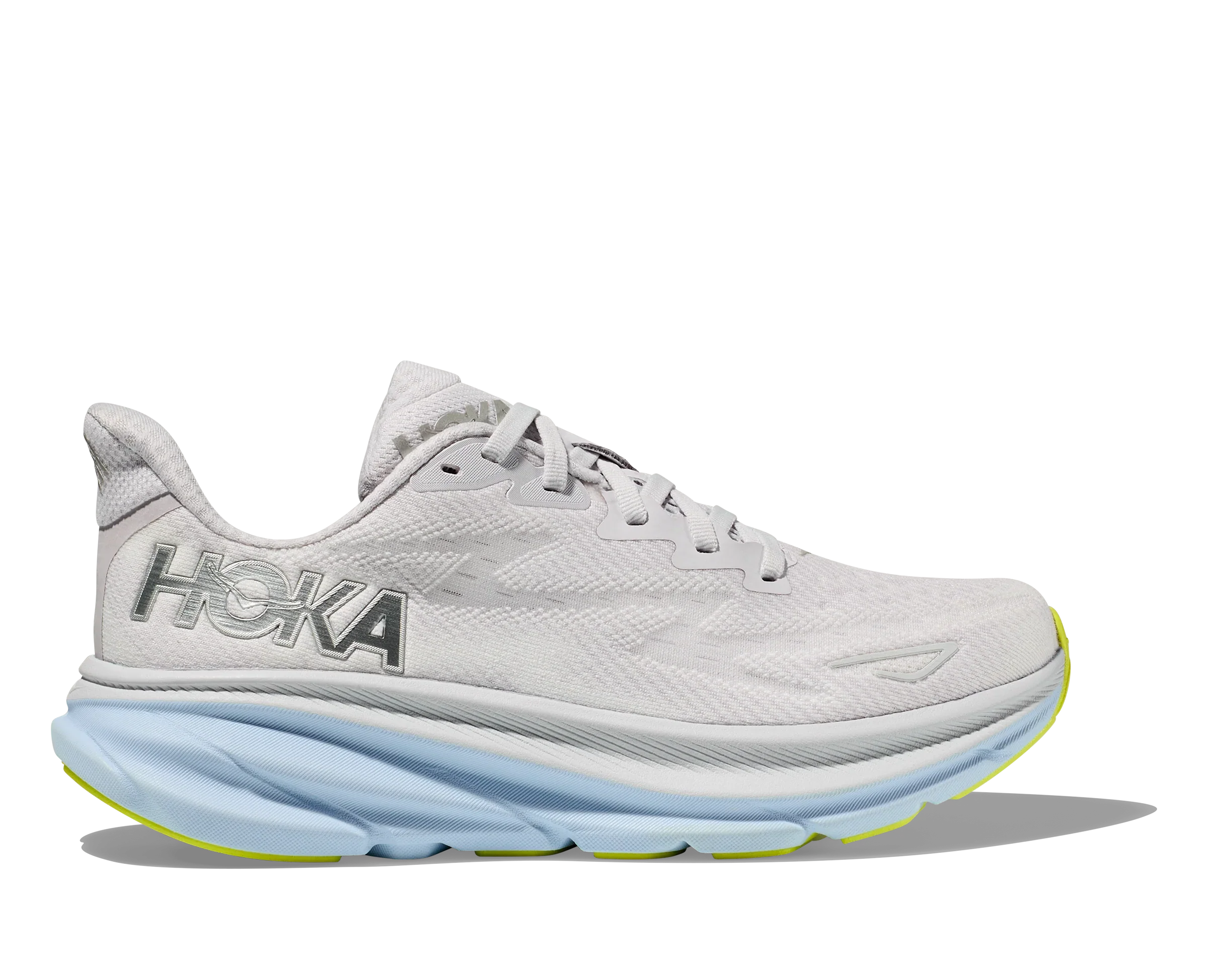 Hoka Womens Clifton 9 Wide- Nimbus Cloud/Ice Water (1132211-NCIW)
