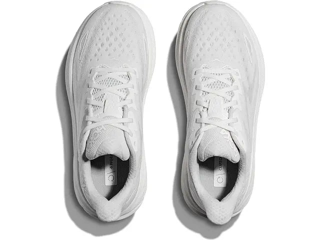 Hoka Womens Clifton 9- All White (1127896-WWH)