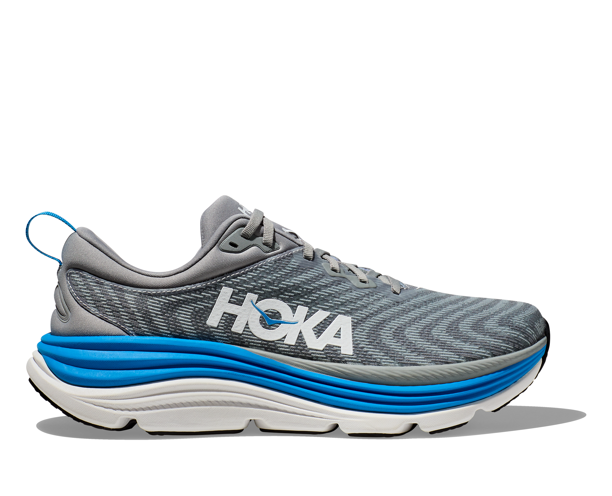 Hoka Mens Gaviota 5- Limestone/Diva Blue (1127929-LDVB)