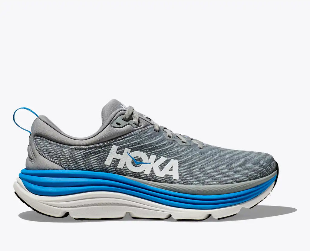 HOKA Men's Gaviota 5 - Limestone / Diva Blue