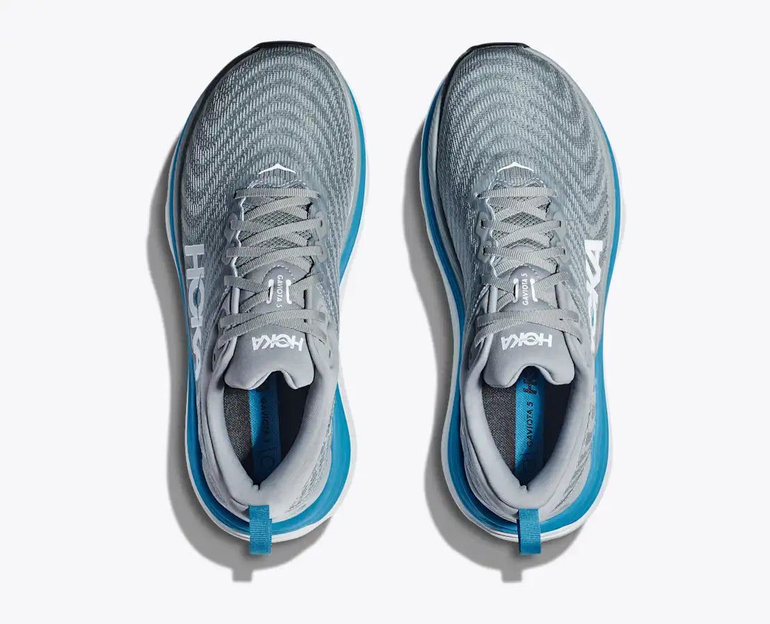 HOKA Men's Gaviota 5 - Limestone / Diva Blue