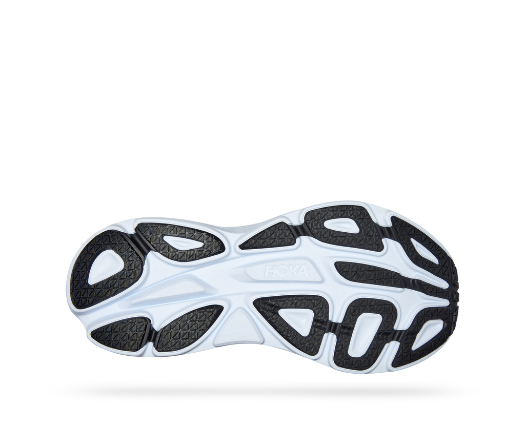Hoka Mens Bondi 8 Extra Wide- Black/White (1127955-BWHT)