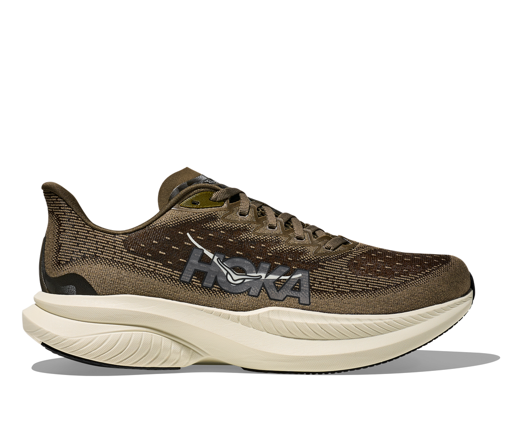 HOKA Men's Mach 6 - ANTIQUE OLIVE / TRUFFLE SALT (Wide)