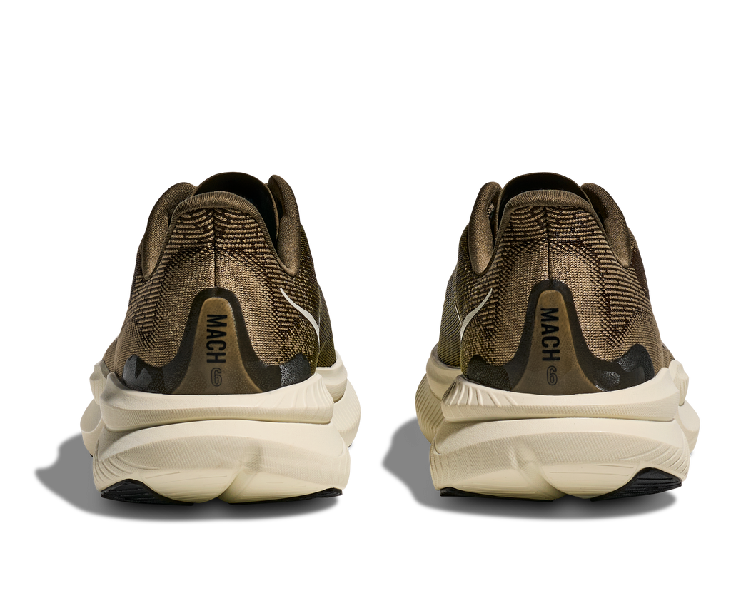 HOKA Men's Mach 6 - ANTIQUE OLIVE / TRUFFLE SALT (Wide)