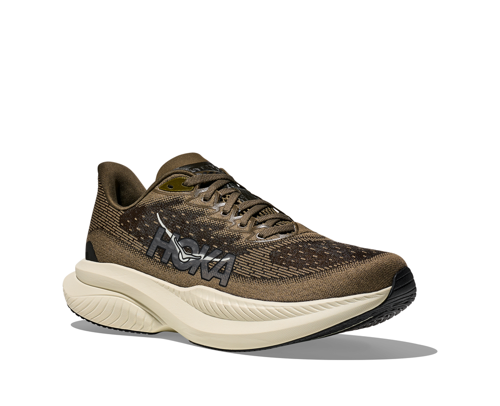 HOKA Men's Mach 6 - ANTIQUE OLIVE / TRUFFLE SALT (Wide)