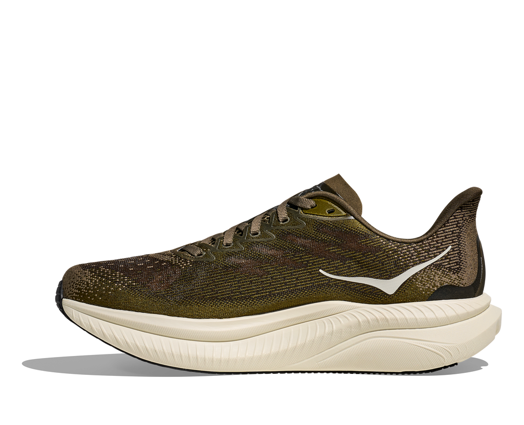 HOKA Men's Mach 6 - ANTIQUE OLIVE / TRUFFLE SALT
