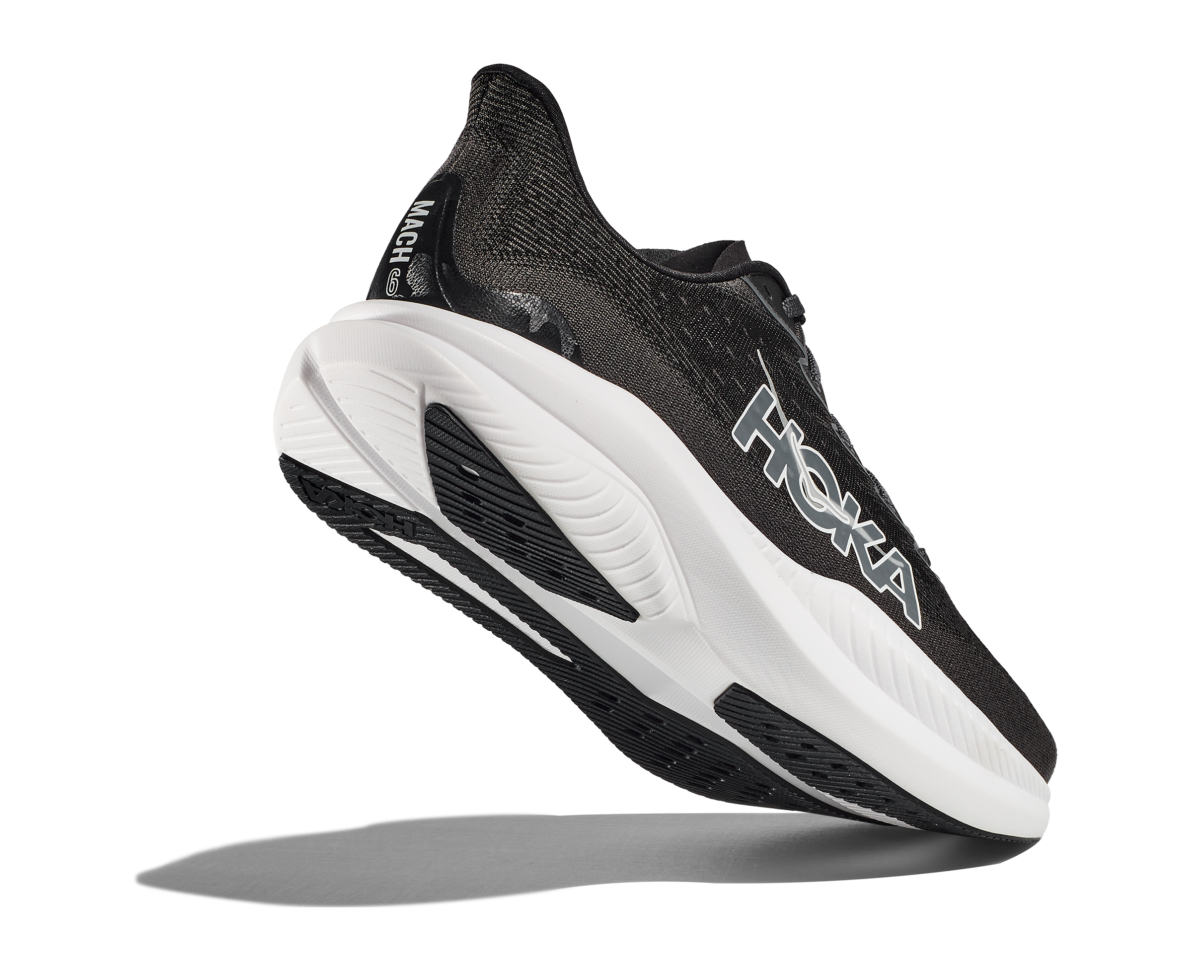 HOKA Men's Mach 6 - BLACK / WHITE (Wide)