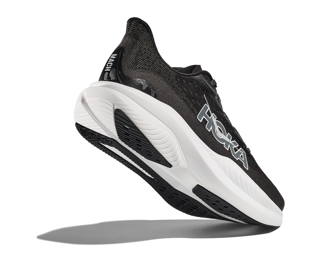 HOKA Men's Mach 6 - BLACK / WHITE