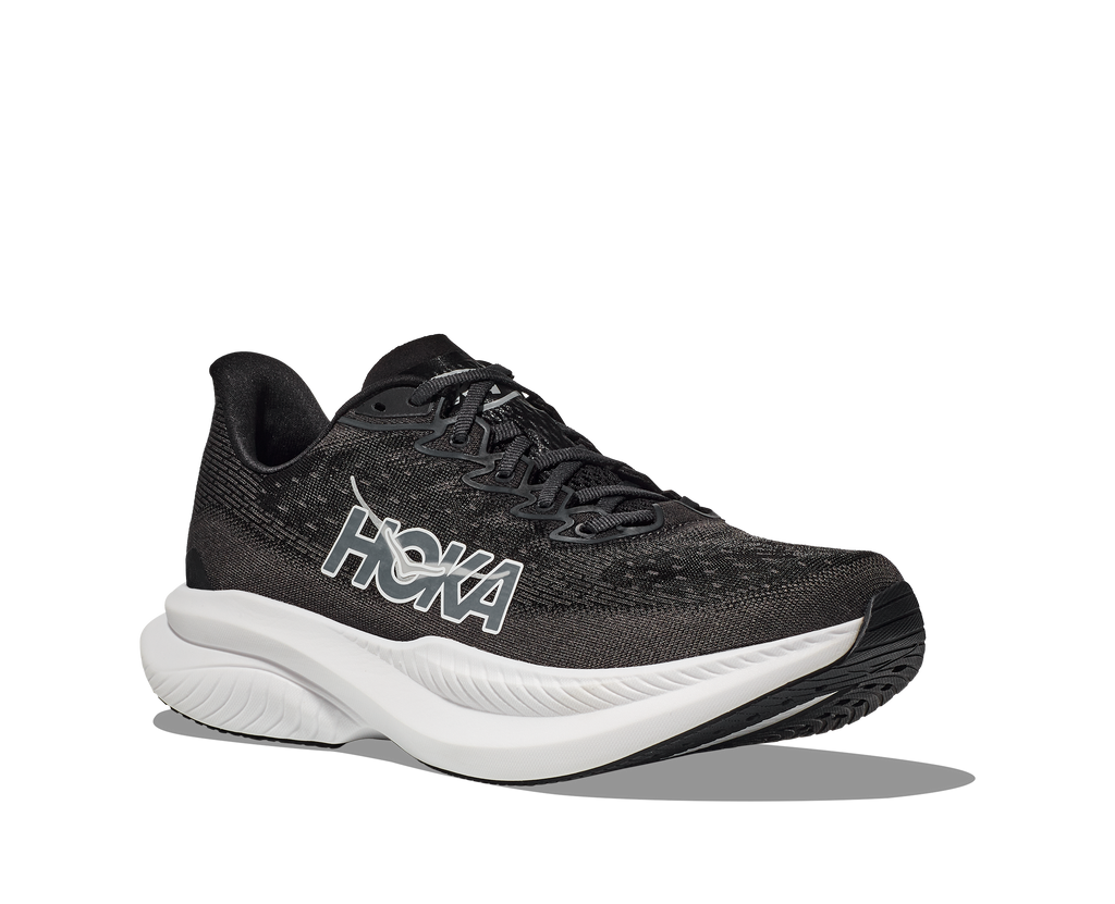 HOKA Men's Mach 6 - BLACK / WHITE