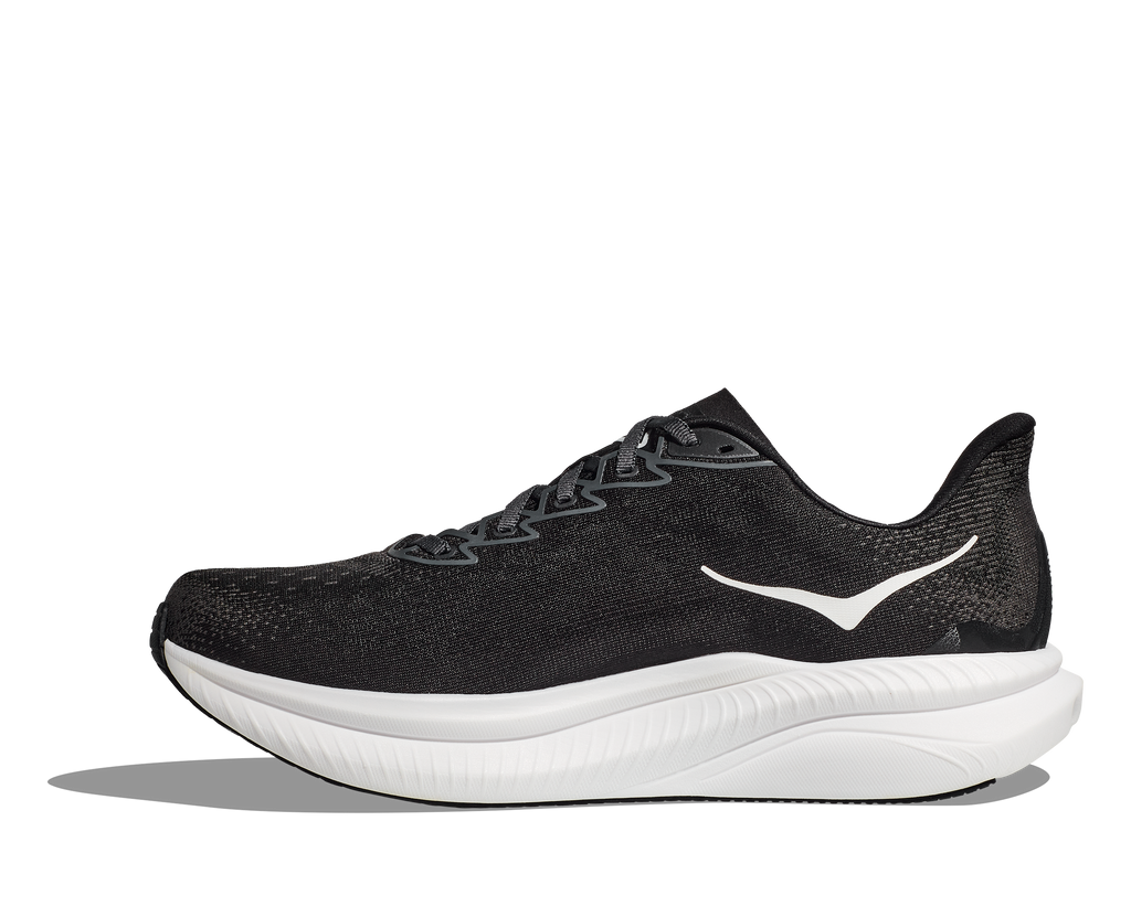 HOKA Men's Mach 6 - BLACK / WHITE (Wide)