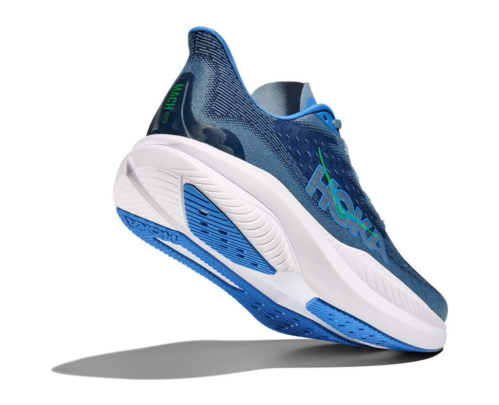 HOKA Men's Mach 6 - DOWNPOUR / THUNDER CLOUD (Wide)