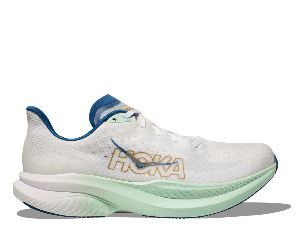 HOKA Men's Mach 6 - FROST / GOLD