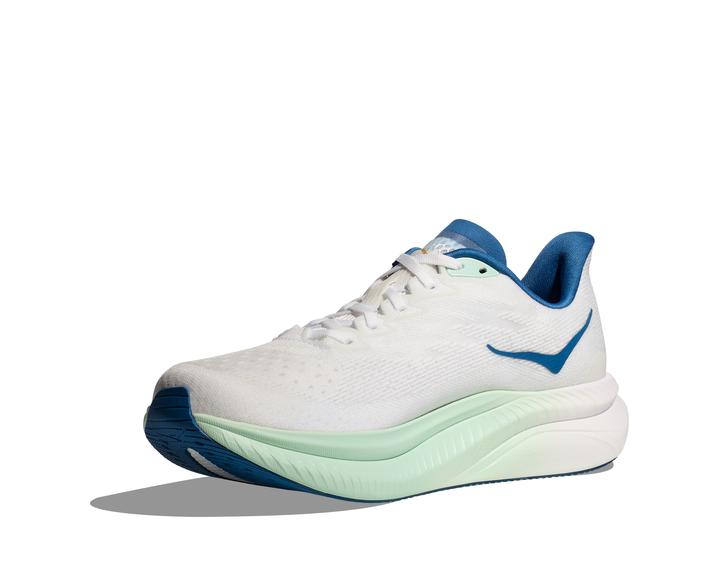 HOKA Men's Mach 6 - FROST / GOLD (Wide)