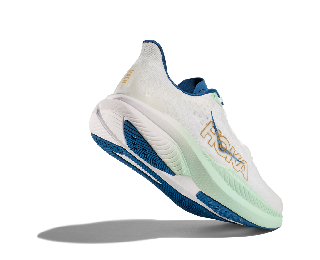 HOKA Men's Mach 6 - FROST / GOLD (Wide)