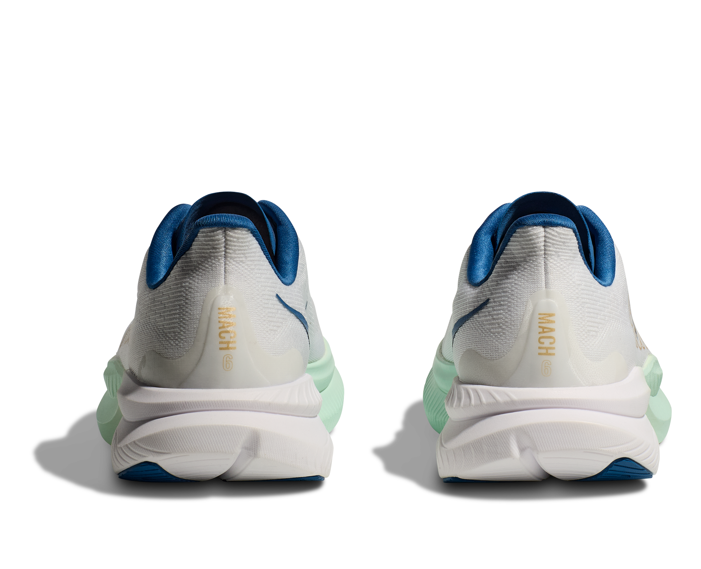 HOKA Men's Mach 6 - FROST / GOLD