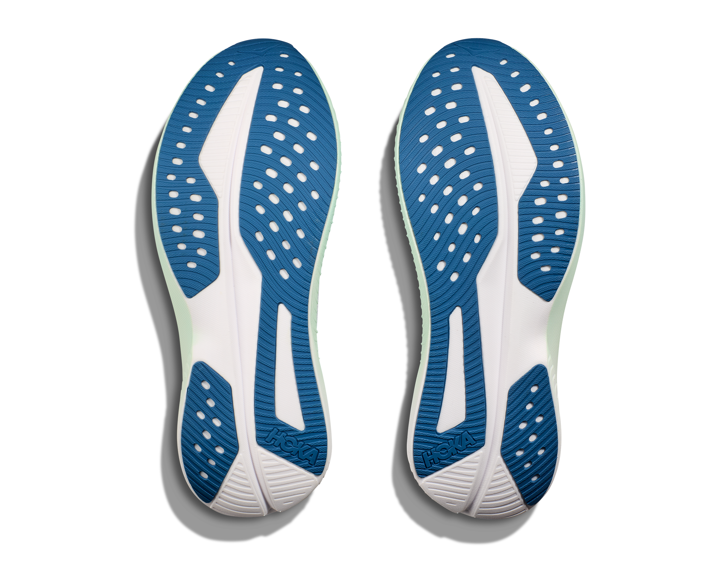HOKA Men's Mach 6 - FROST / GOLD (Wide)