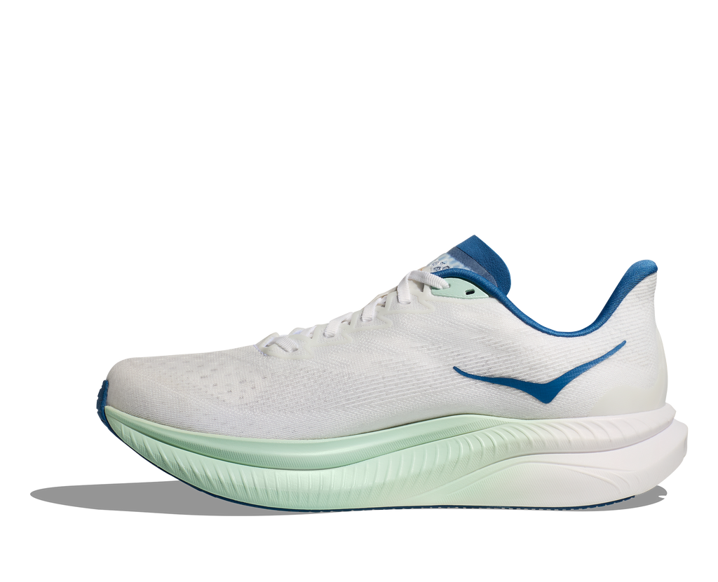HOKA Men's Mach 6 - FROST / GOLD (Wide)