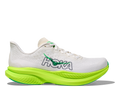 HOKA Men's Mach 6 - WHITE / NEON LIME