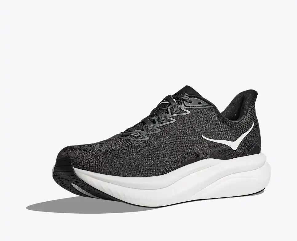 HOKA Women's Mach 6 - BLACK / WHITE (Wide)