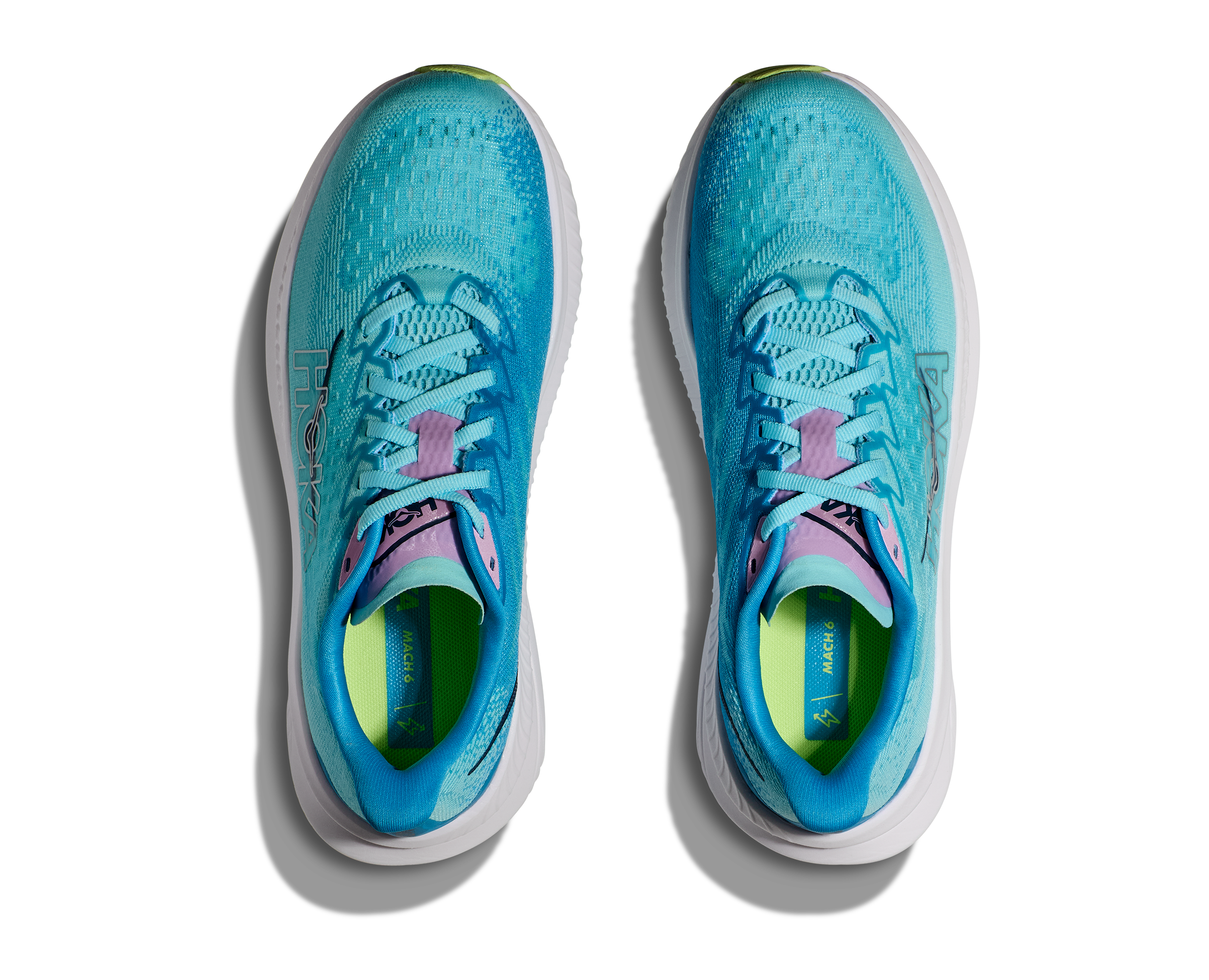 HOKA Women's Mach 6 - CLOUDLESS / WATERPARK