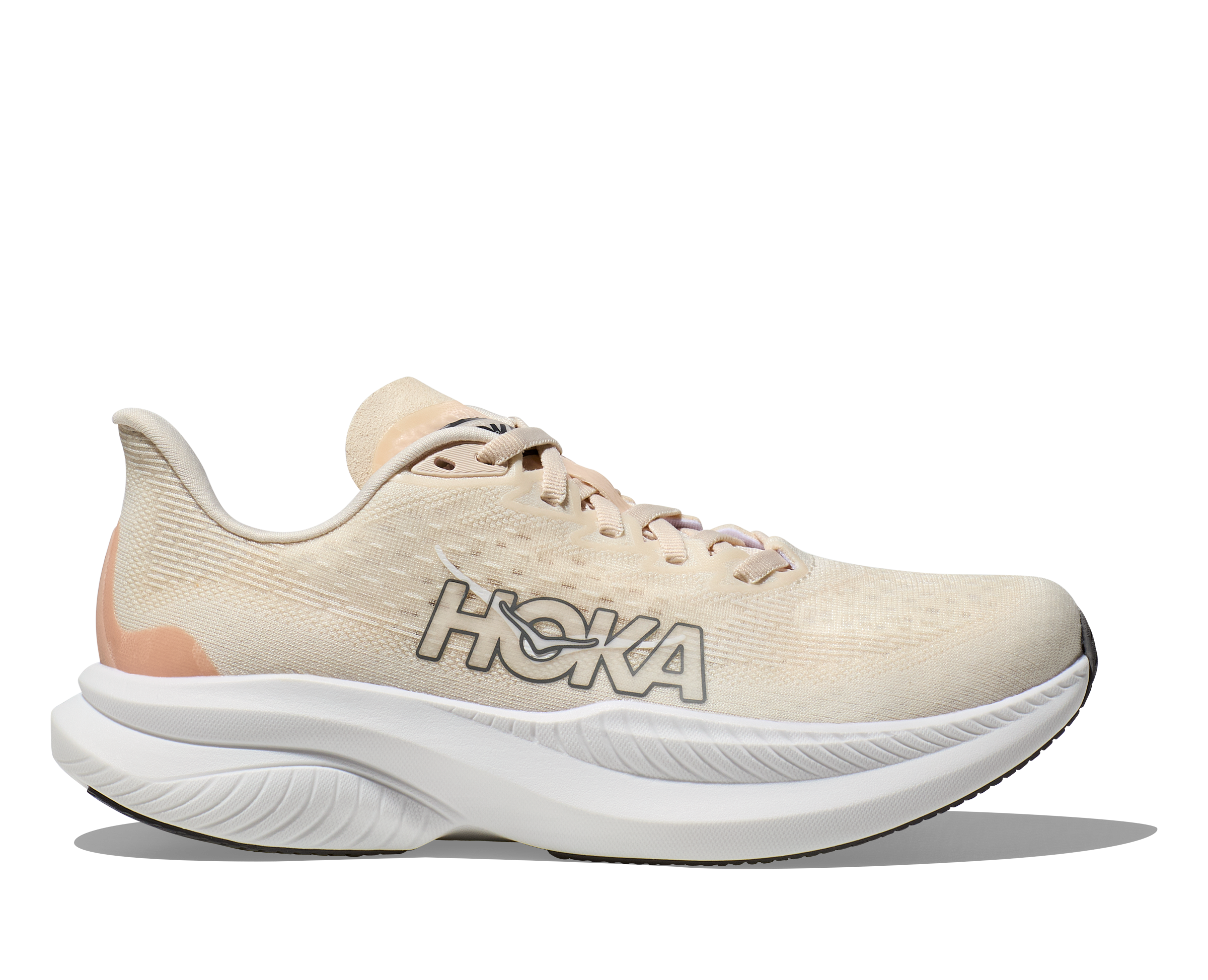 HOKA Women's Mach 6 - EGGNOG / VANILLA